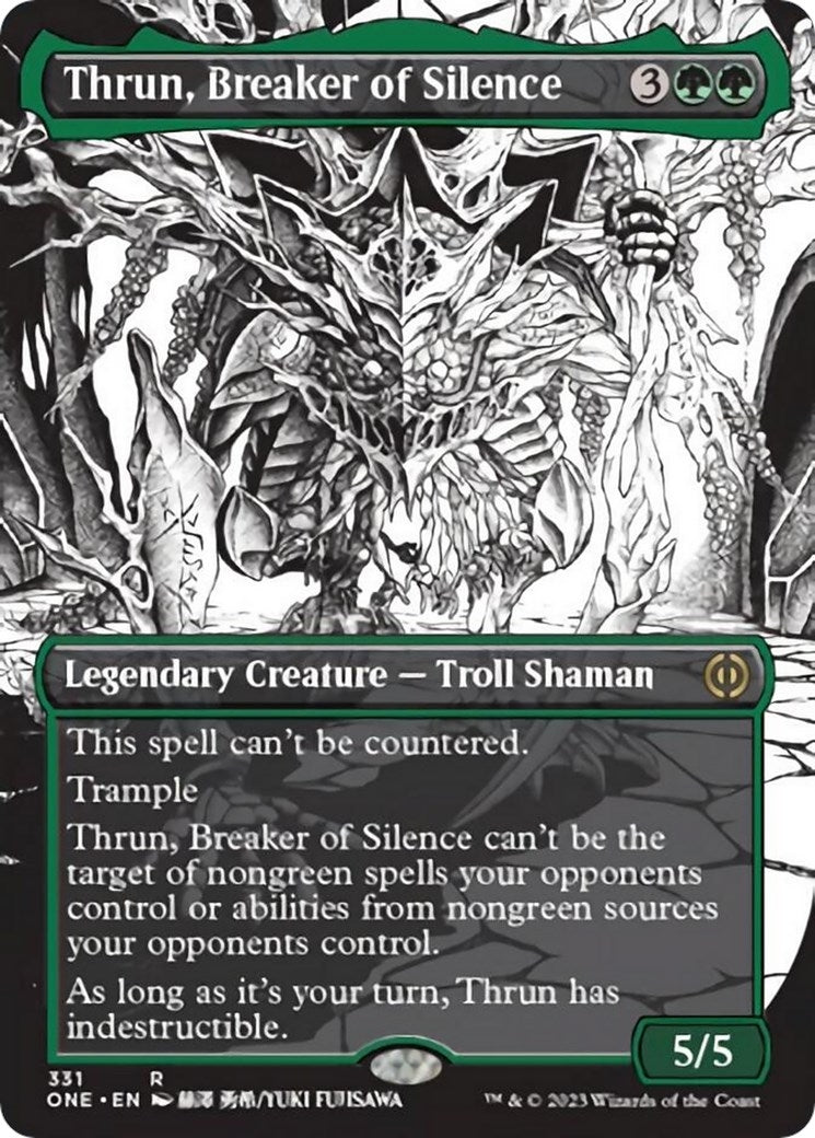 Image for Thrun, Breaker of Silence (Borderless) (331) - Magic: The Gathering