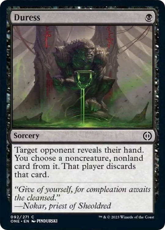 Image for Duress (92) - Magic: The Gathering
