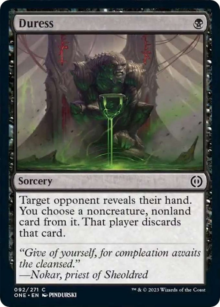 Image for Duress (92) - Magic: The Gathering