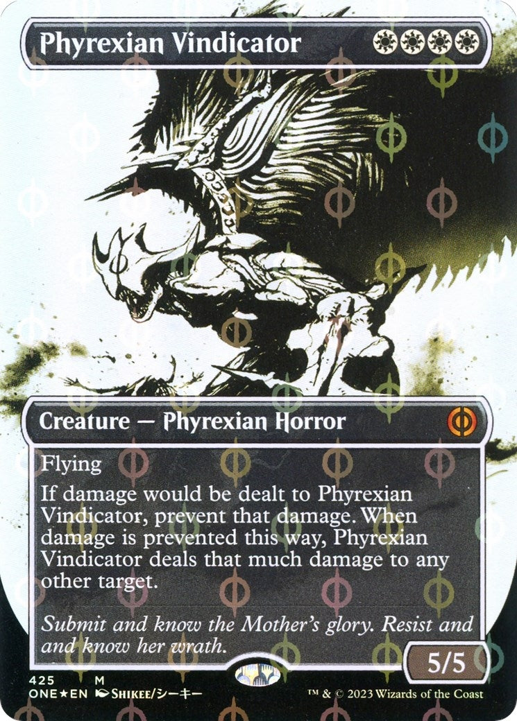 Image for Phyrexian Vindicator (Showcase) (Step-and-Compleat Foil) (425) - Magic: The Gathering