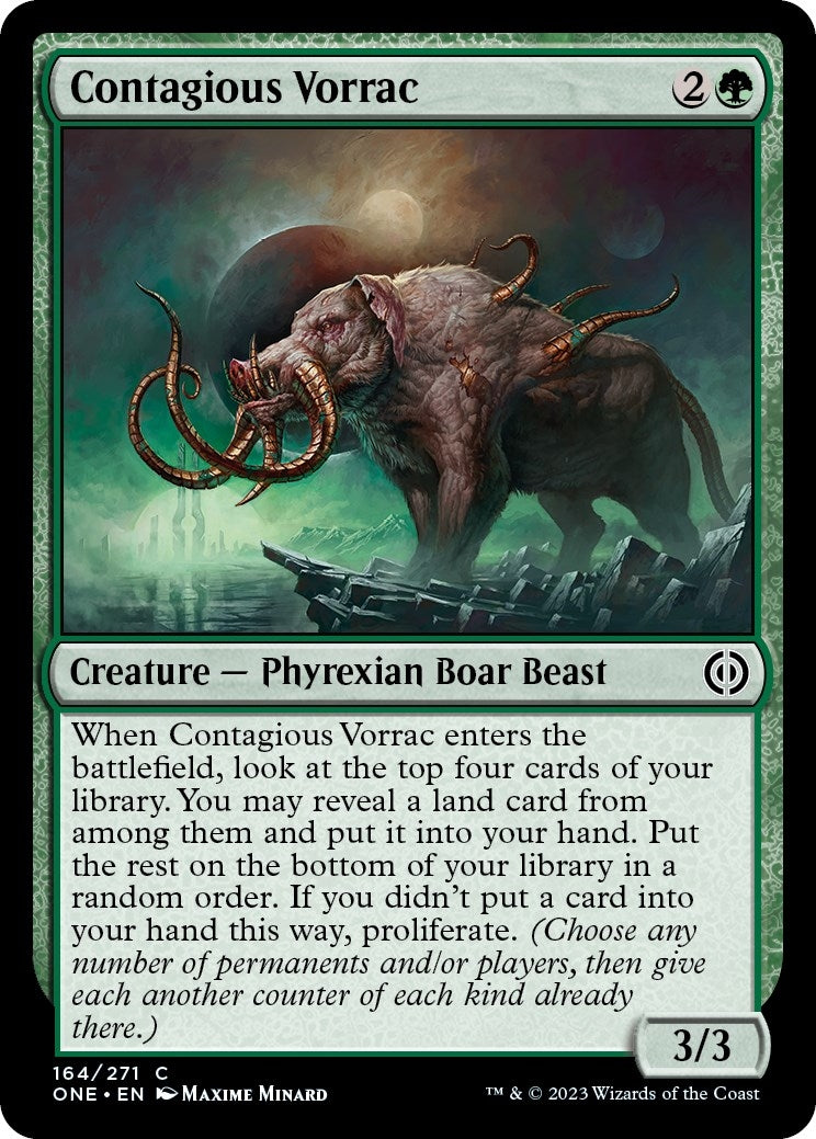 Image for Contagious Vorrac (164) - Magic: The Gathering