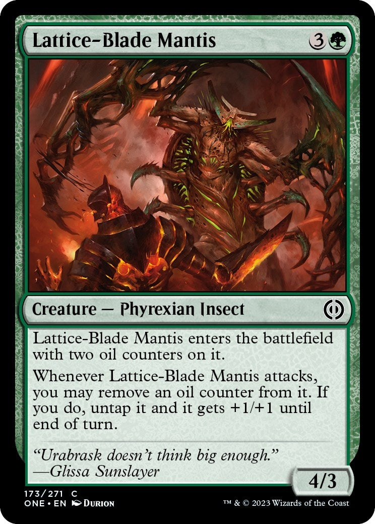 Image for Lattice-Blade Mantis (173) - Magic: The Gathering