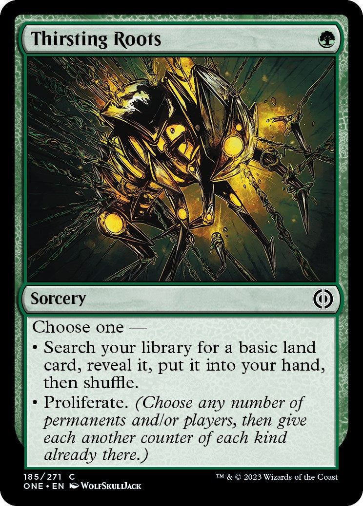 Image for Thirsting Roots (185) - Magic: The Gathering