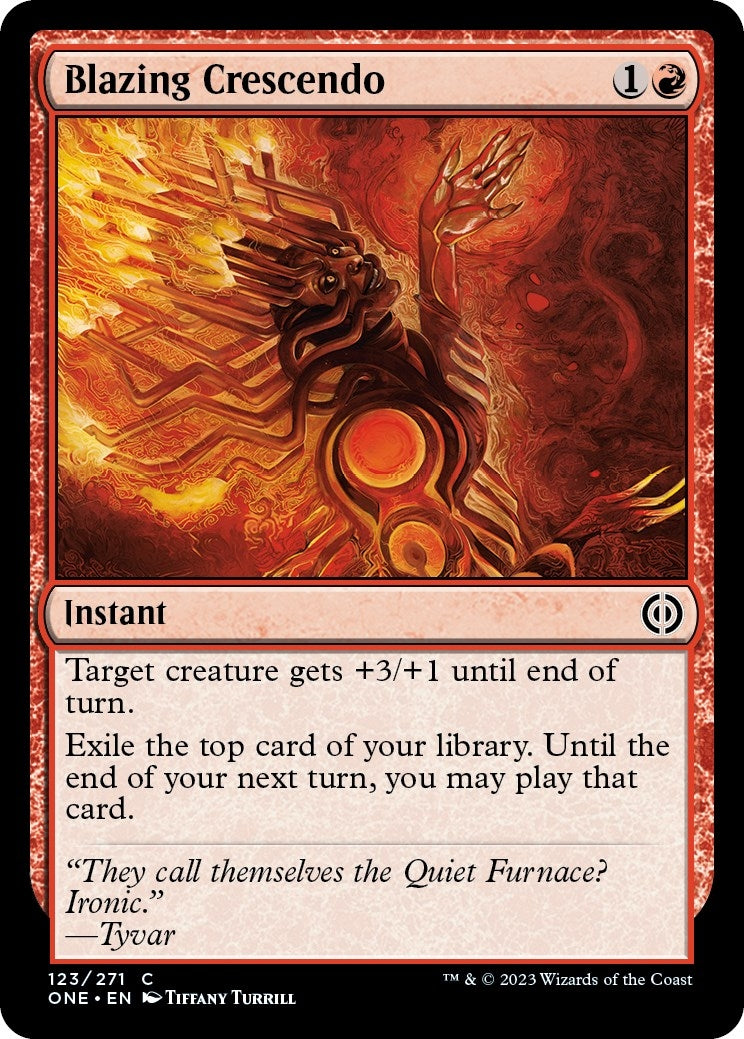 Image for Blazing Crescendo (123) - Magic: The Gathering