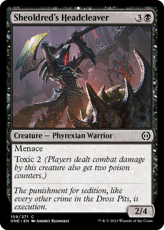 Image for Sheoldred's Headcleaver (109) - Magic: The Gathering