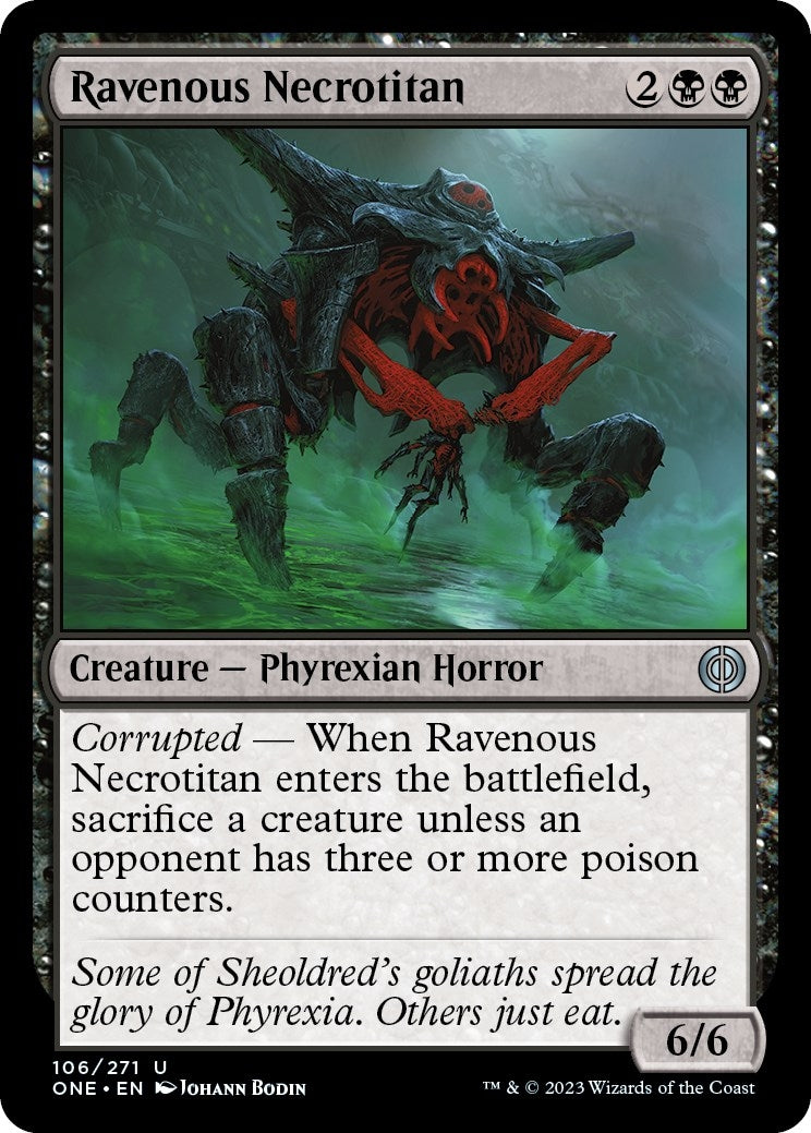 Image for Ravenous Necrotitan (106) - Magic: The Gathering