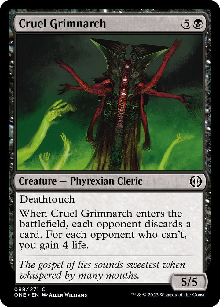 Image for Cruel Grimnarch (88) - Magic: The Gathering