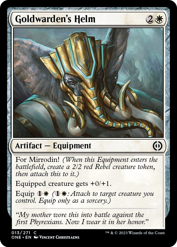 Image for Goldwarden's Helm (13) - Magic: The Gathering