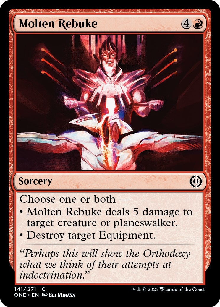 Image for Molten Rebuke (141) - Magic: The Gathering
