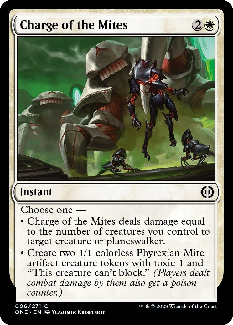 Image for Charge of the Mites (6) - Magic: The Gathering