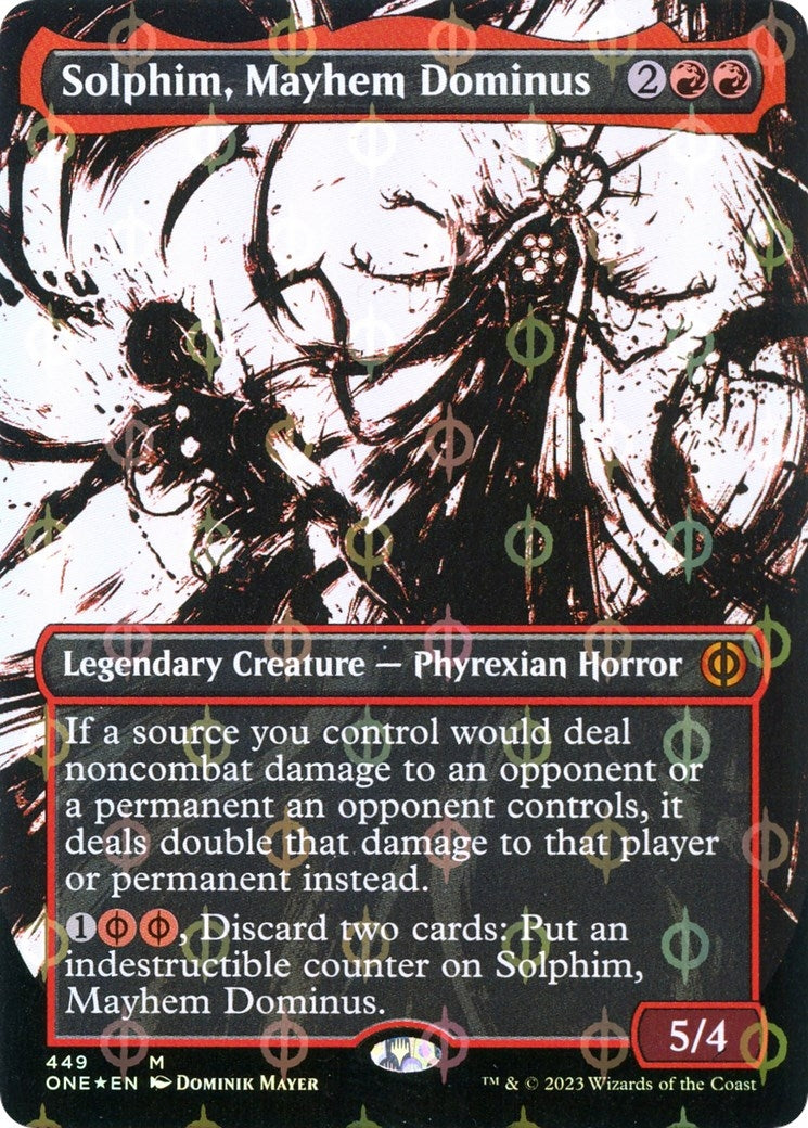 Image for Solphim, Mayhem Dominus (Showcase) (Step-and-Compleat Foil) (449) - Magic: The Gathering