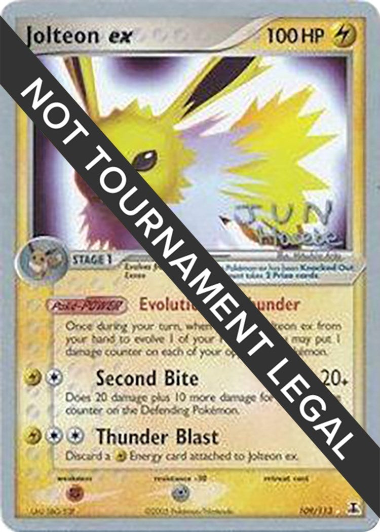 Image for Jolteon ex - 2007 (Jun Hasebe) (109/113) (WCD) - Pokemon