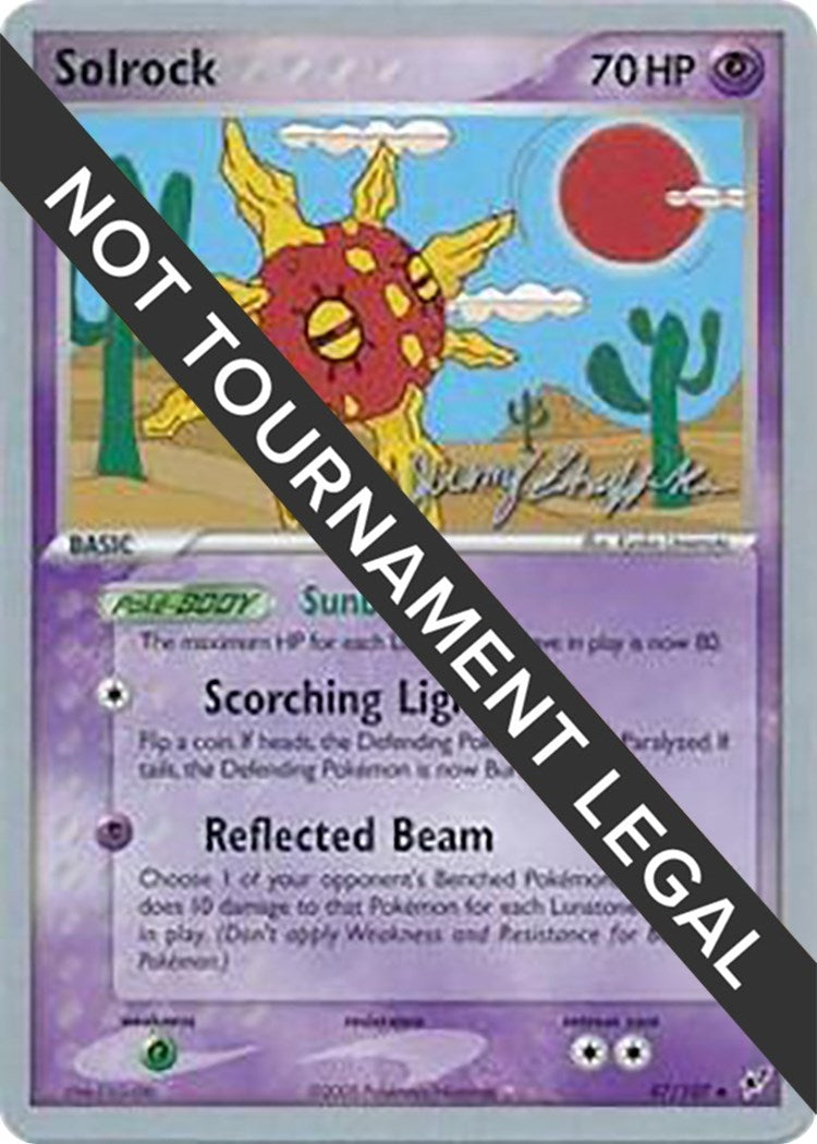 Image for Solrock (47) - 2007 (Jeremy Scharff-Kim) (47/107) (WCD) - Pokemon