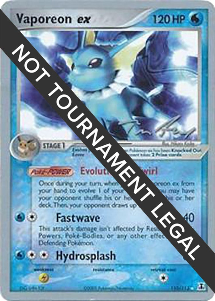 Image for Vaporeon ex - 2007 (Tom Roos) (110/113) (WCD) - Pokemon