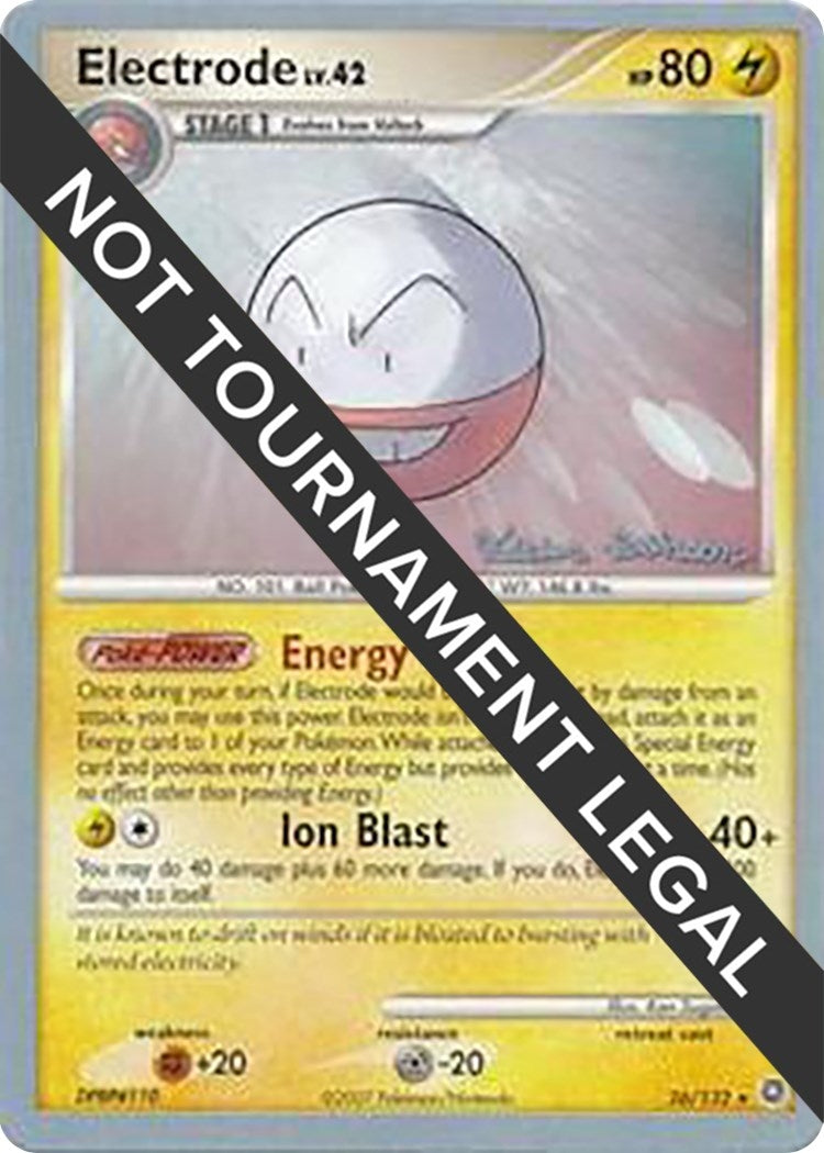 Image for Electrode - 2008 (Tristan Robinson) (26/132) (WCD) - Pokemon