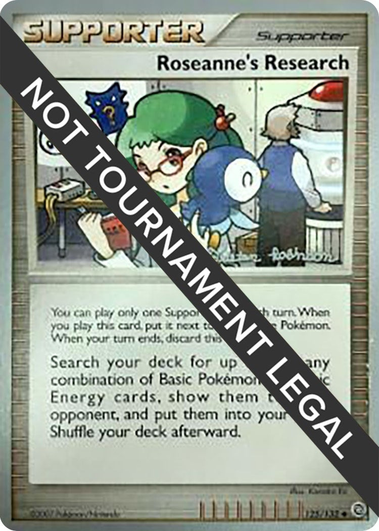 Image for Roseanne's Research - 2008 (Tristan Robinson) (125/132) (WCD) - Pokemon