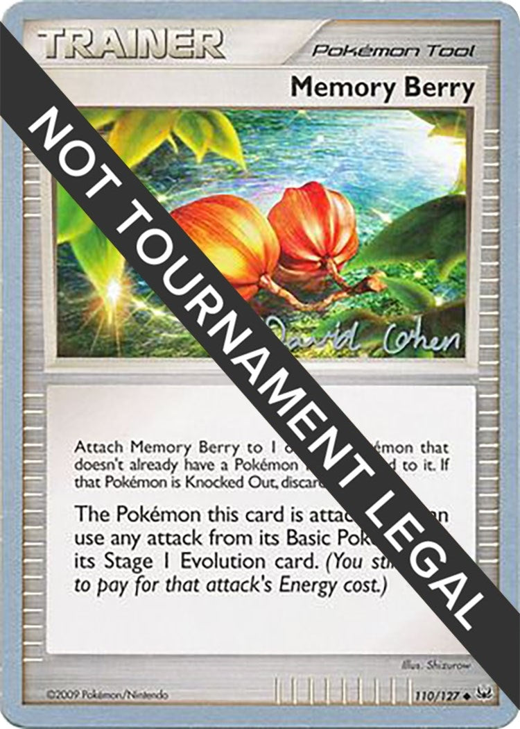 Image for Memory Berry - 2009 (David Cohen) (110/127) (WCD) - Pokemon