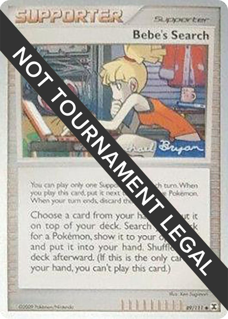 Image for Bebe's Search - 2010 (Mychael Bryan) (89/111) (WCD) - Pokemon