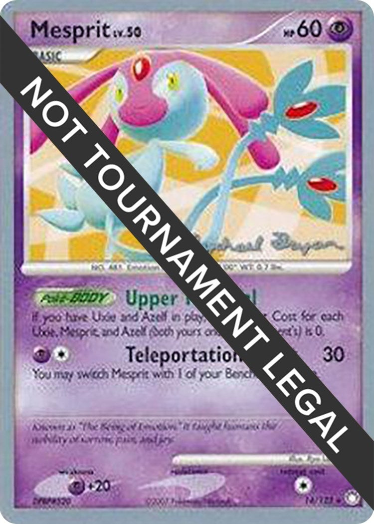 Image for Mesprit - 2010 (Mychael Bryan) (14/123) (WCD) - Pokemon