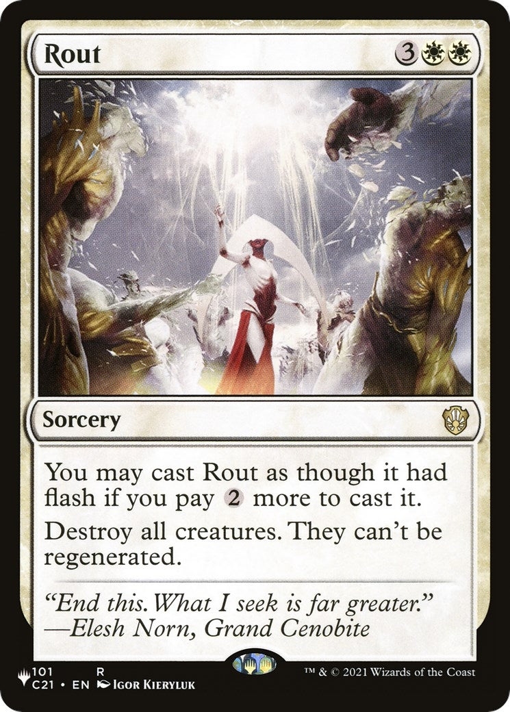 Image for Rout (C21) (101/081) (LIST) - Magic: The Gathering