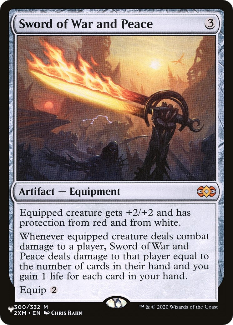 Image for Sword of War and Peace (300/332) (LIST) - Magic: The Gathering