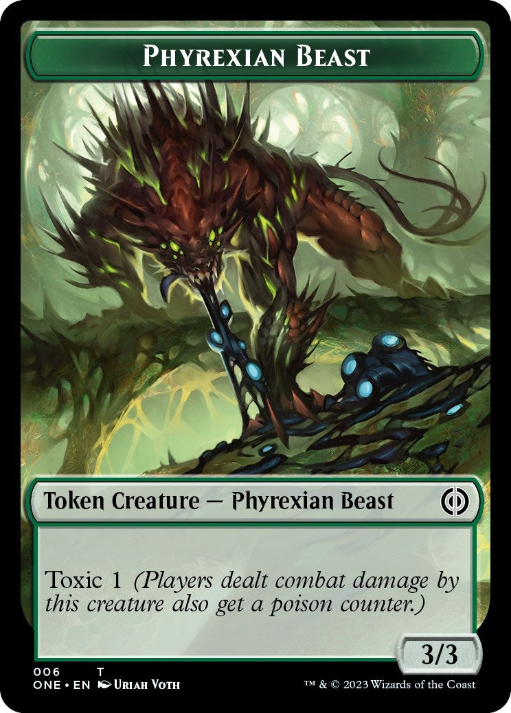Image for Phyrexian Beast Token (6) - Magic: The Gathering