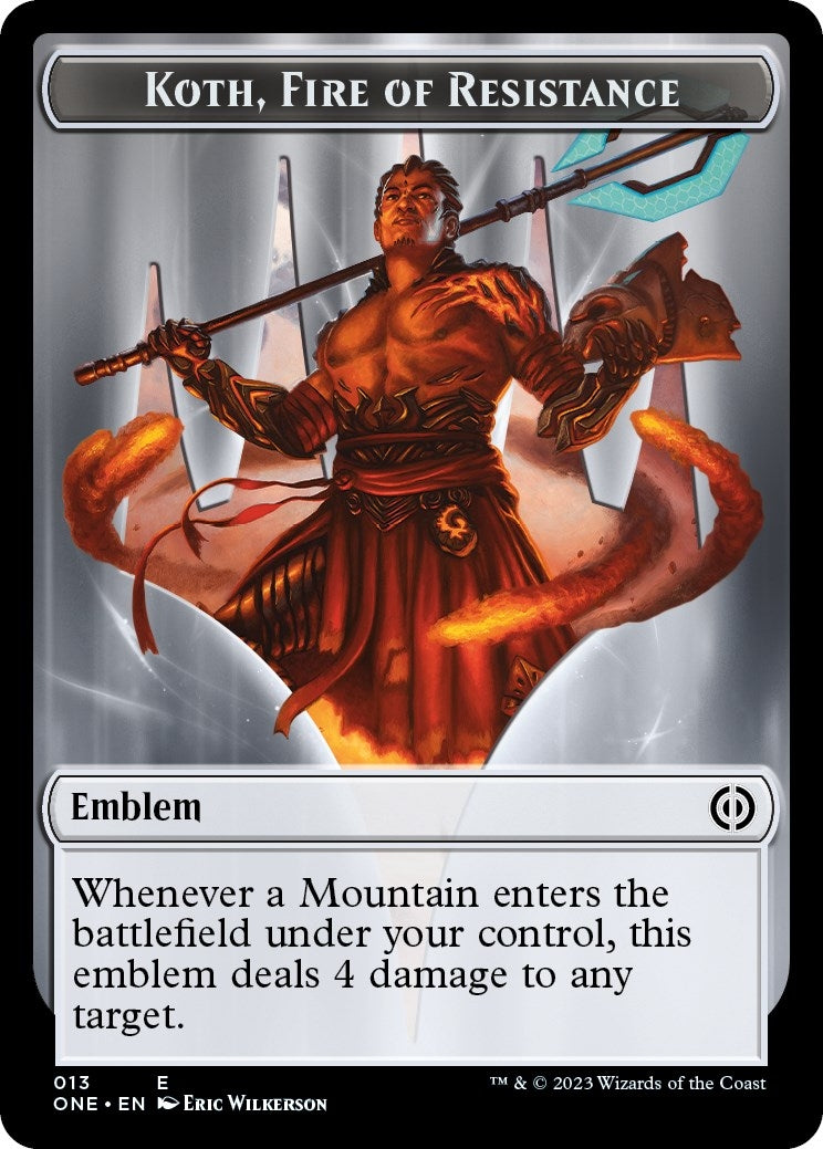 Image for Emblem - Koth, Fire of Resistance (13) - Magic: The Gathering