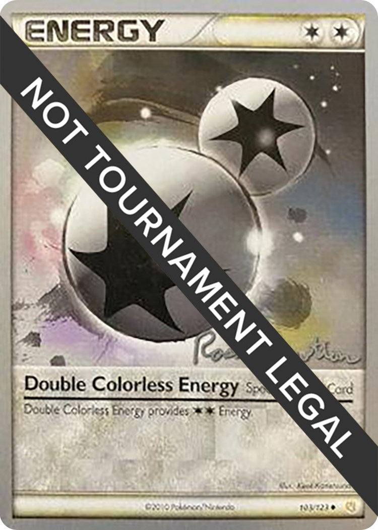 Image for Double Colorless Energy - 2011 (Ross Cawthon) (103/123) (WCD) - Pokemon