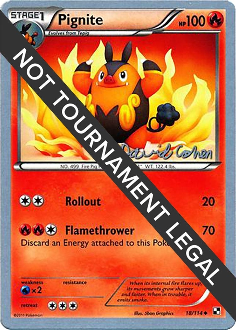 Image for Pignite - 2011 (David Cohen) (18/114) (WCD) - Pokemon