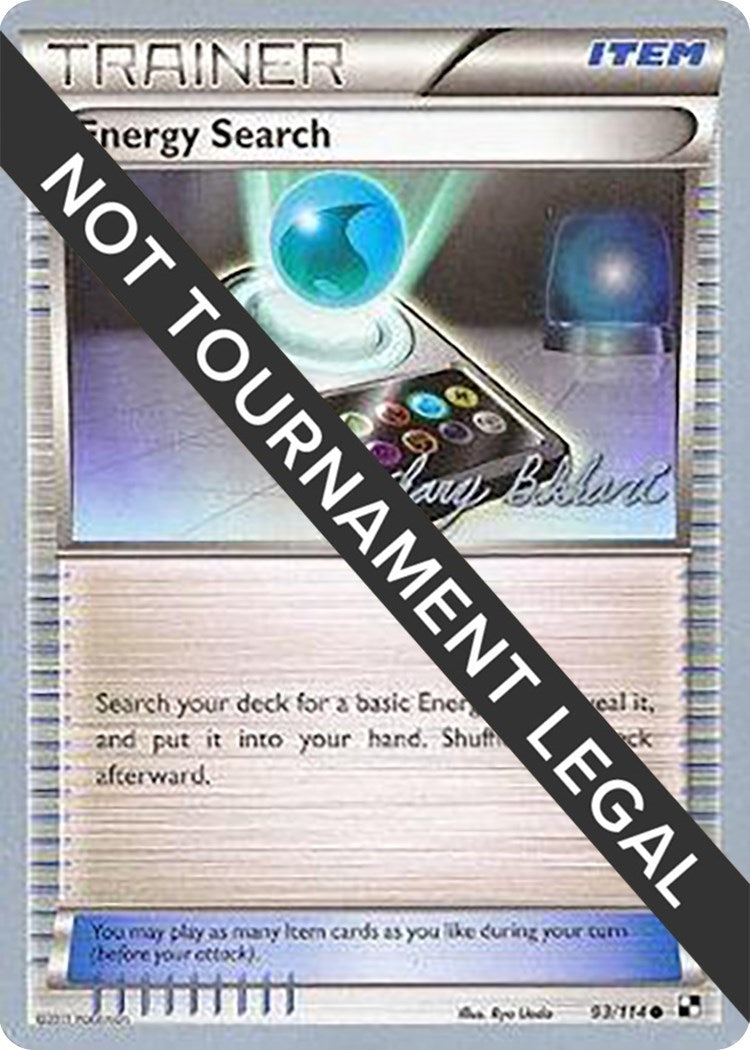 Image for Energy Search - 2012 (Zachary Bokhari) (93/114) (WCD) - Pokemon