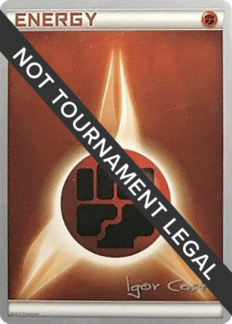 Image for Fighting Energy - 2012 (Igor Costa) (WCD) - Pokemon