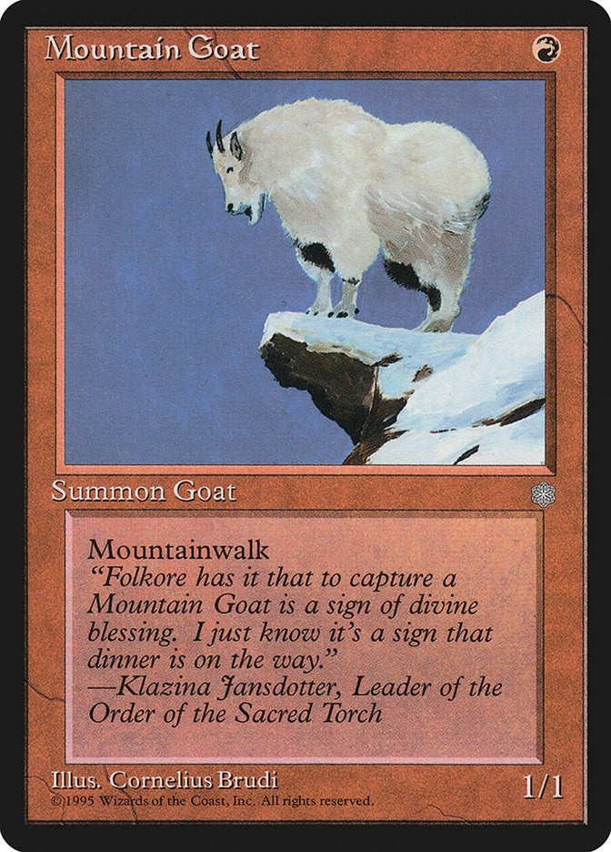 Image for Mountain Goat - Magic: The Gathering