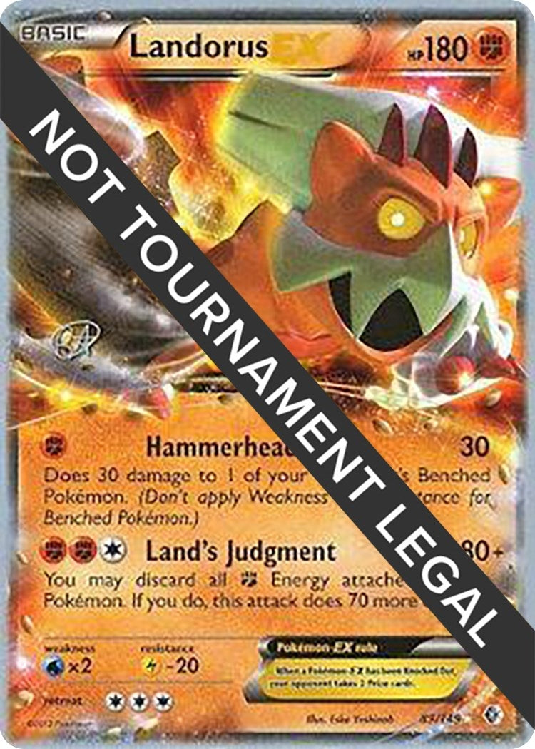 Image for Landorus EX - 2015 (Rowan Stavenow) (89/149) (WCD) - Pokemon