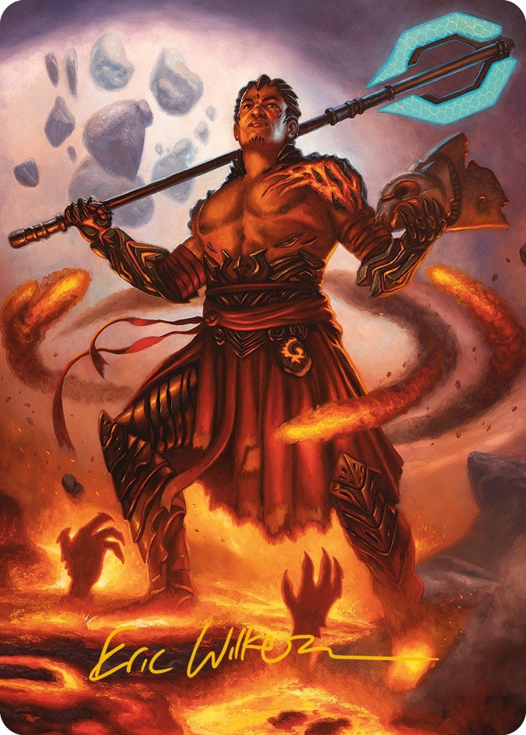 Image for Koth, Fire of Resistance Art Card (Gold-Stamped Signature) (31) (ASONE) - Magic: The Gathering