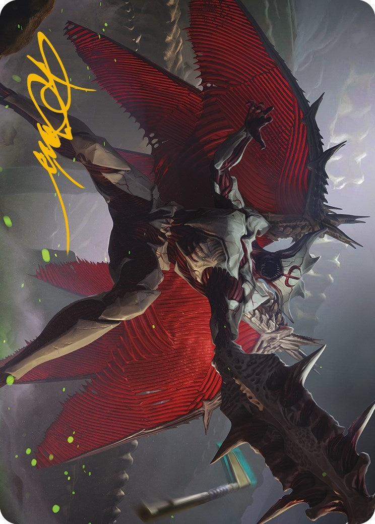 Image for Phyrexian Vindicator Art Card (7/81) (Gold-Stamped Signature) (7) - Magic: The Gathering