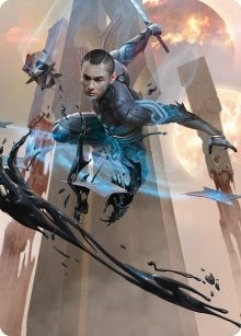 Image for Kaito, Dancing Shadow Art Card (48/81) (48) (ASONE) - Magic: The Gathering