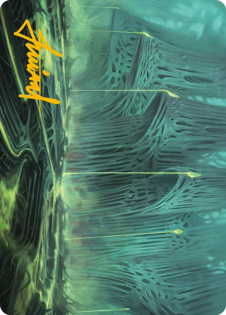 Image for Swamp Art Card (Gold-Stamped Signature) (63) - Magic: The Gathering