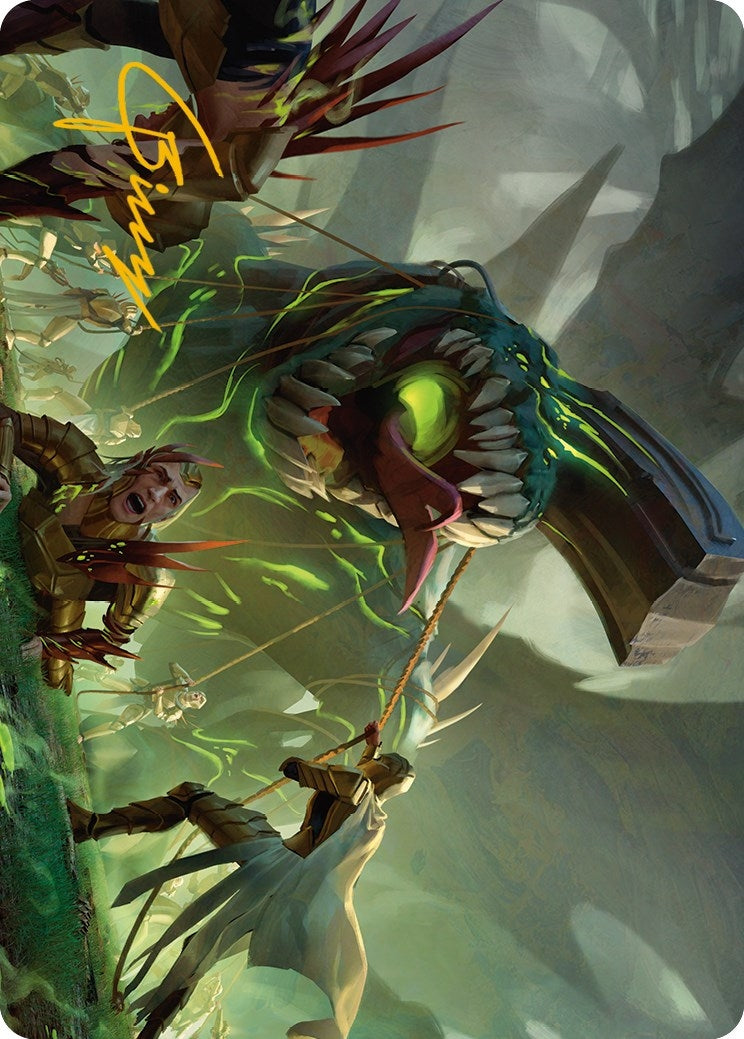 Image for Noxious Assault Art Card (Gold-Stamped Signature) (41) (ASONE) - Magic: The Gathering