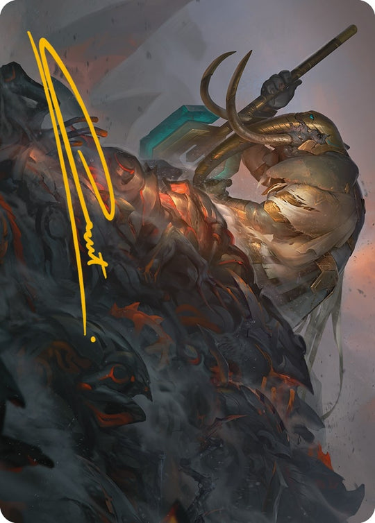 Image for Against All Odds Art Card (Gold-Stamped Signature) (1) (ASONE) - Magic: The Gathering