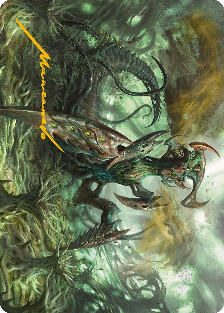 Image for Zopandrel, Hunger Dominus Art Card (Gold-Stamped Signature) (44) (ASONE) - Magic: The Gathering