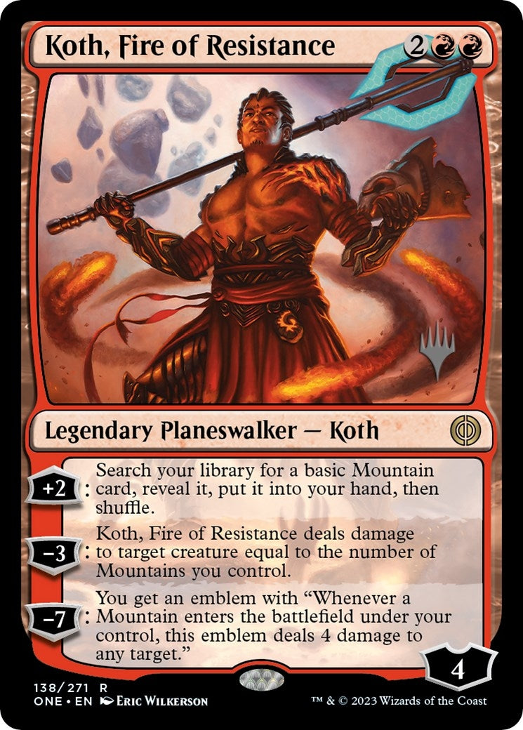 Image for Koth, Fire of Resistance (138) - Magic: The Gathering
