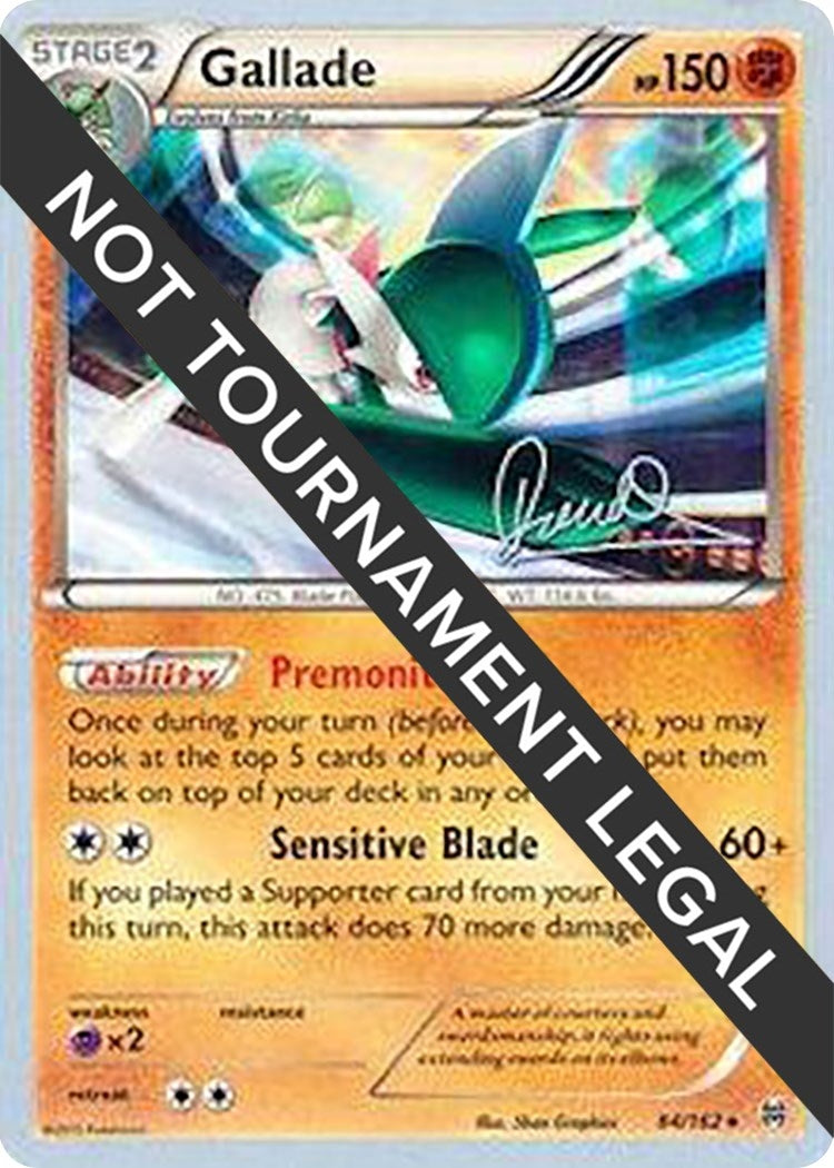 Image for Gallade - 2017 (Diego Cassiraga) (84/162) (WCD) - Pokemon