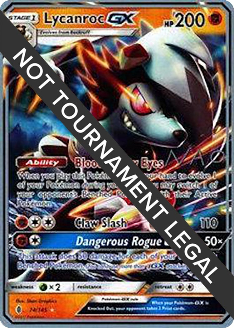 Image for Lycanroc GX - 2018 (Naohito Inoue) (74/145) (WCD) - Pokemon