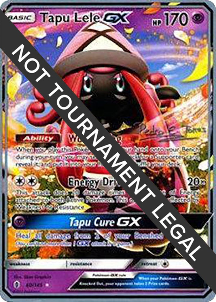 Image for Tapu Lele GX - 2018 (Pedro Eugenio Torres) (60/145) (WCD) - Pokemon