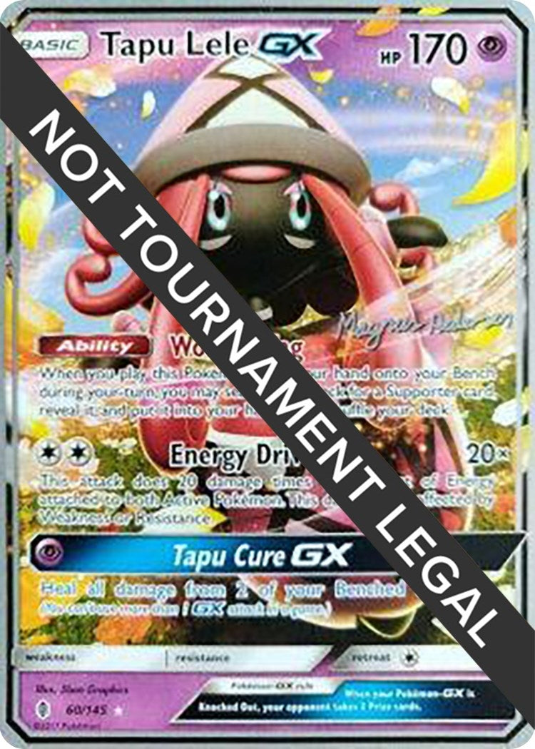 Image for Tapu Lele GX - 2018 (Magnus Pedersen) (60/145) (WCD) - Pokemon