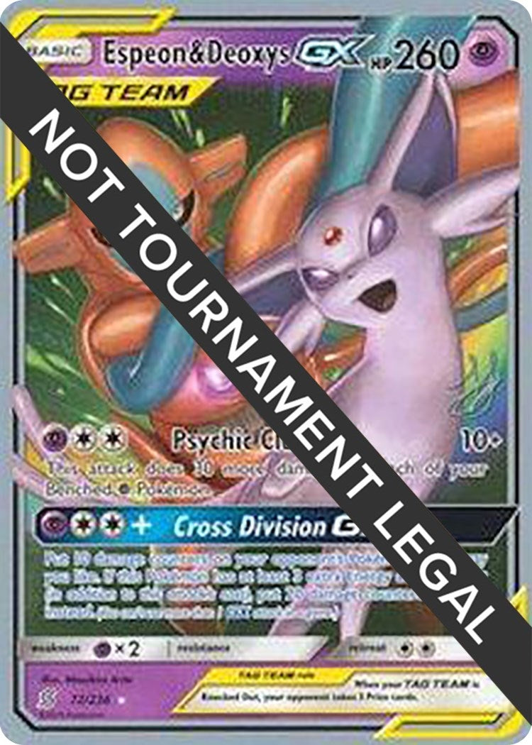 Image for Espeon & Deoxys GX - 2019 (Henry Brand) (72/236) (WCD) - Pokemon