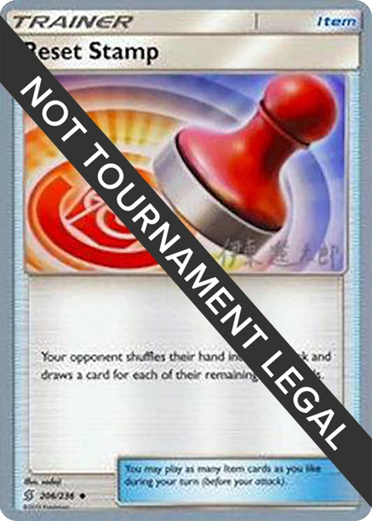 Image for Reset Stamp - 2019 (Shintaro Ito) (206/236) (WCD) - Pokemon