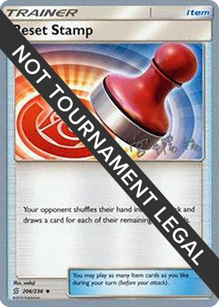 Image for Reset Stamp - 2019 (Haruki Miyamoto) (206/236) (WCD) - Pokemon