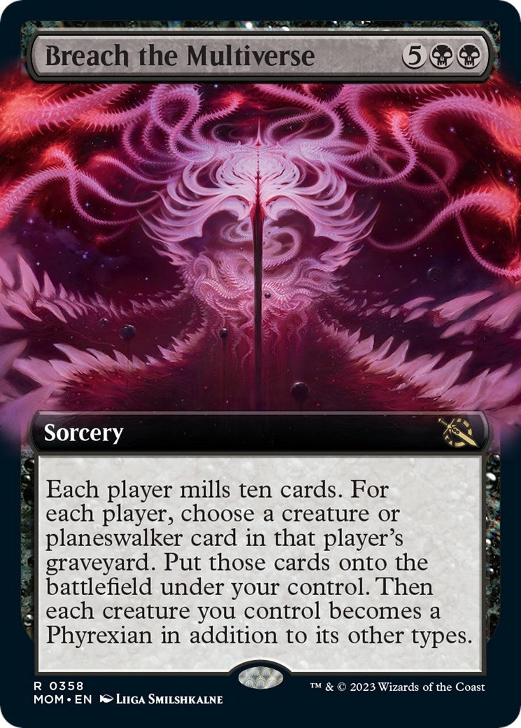 Image for Breach the Multiverse (Extended Art) (358) - Magic: The Gathering