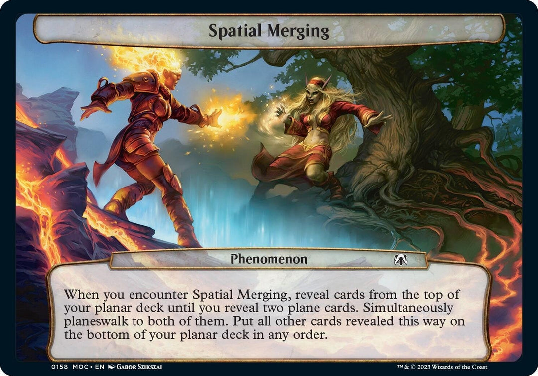 Image for Spatial Merging (158) - Magic: The Gathering